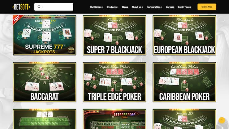 Betsoft Table Games
