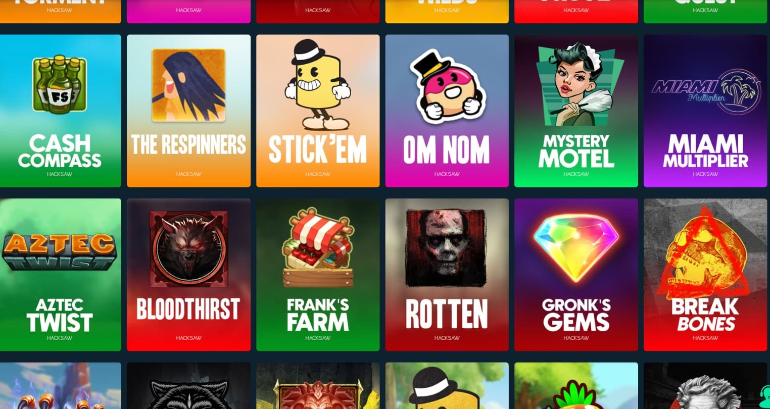 Mega Dice casino games 