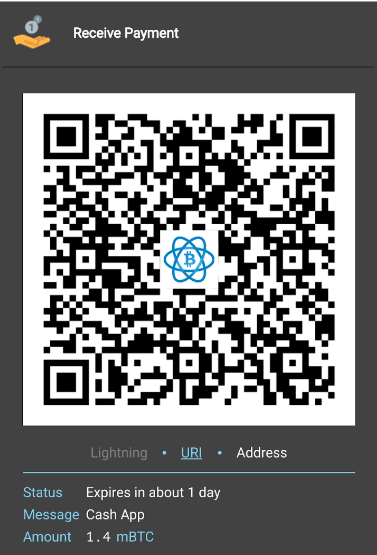 electrum QR code