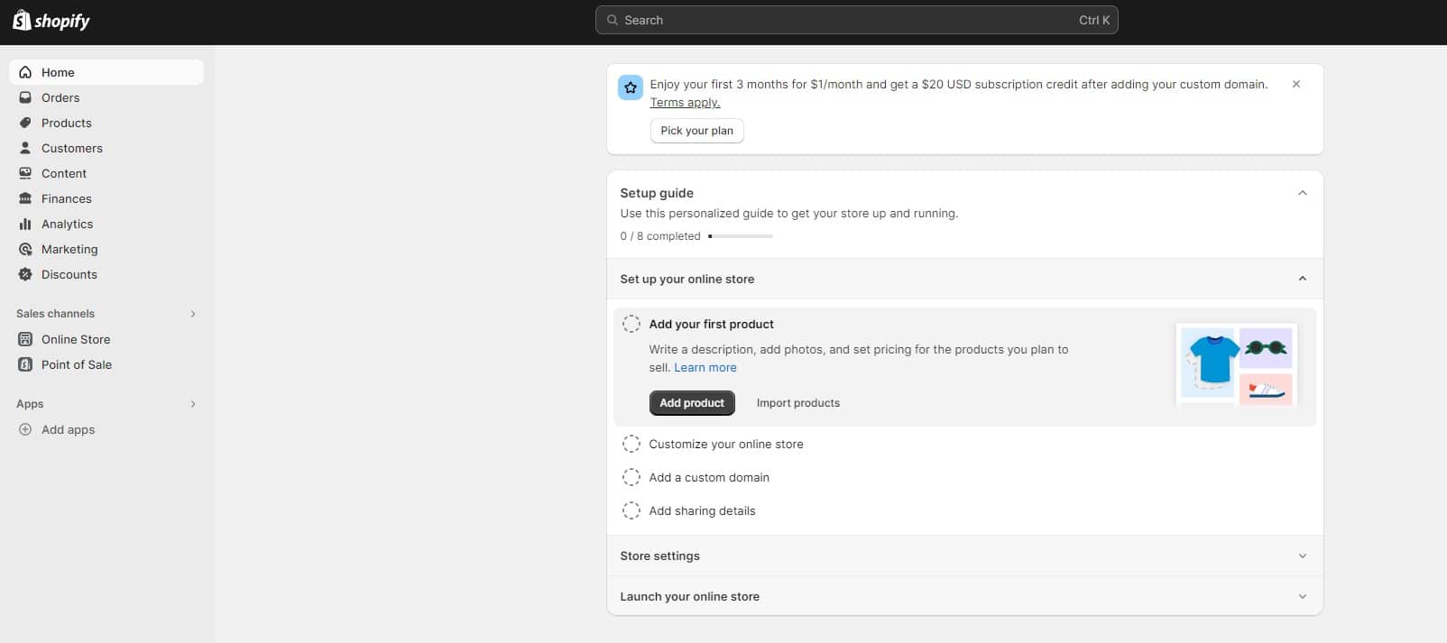 Shopify website builder