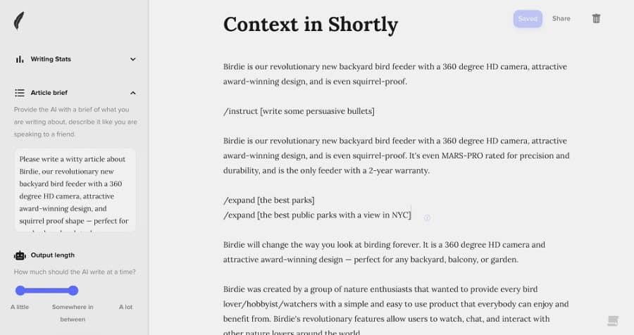 ShortlyAI