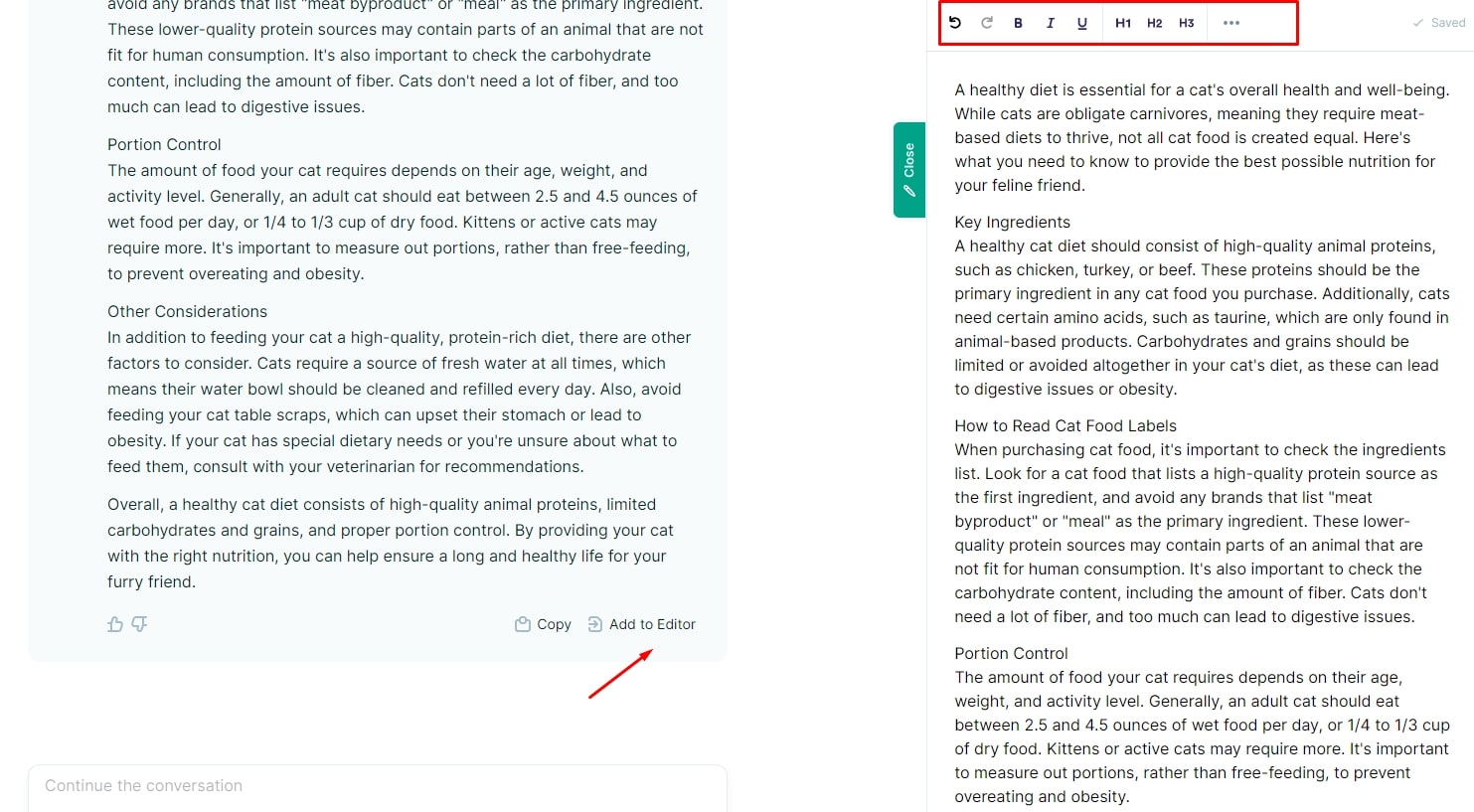 CopyAI step 4