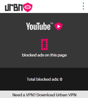 Urban VPN YouTube ad blocker