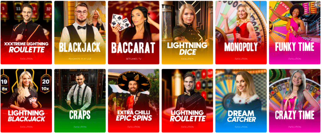 WSM Casino games