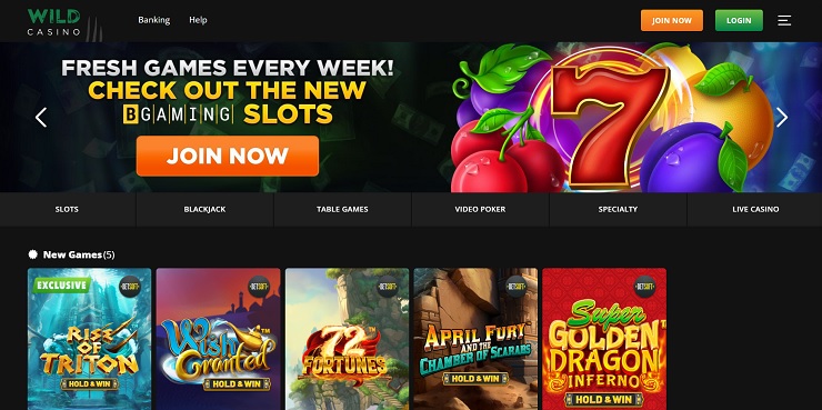 Wild Casino - New Online Casinos