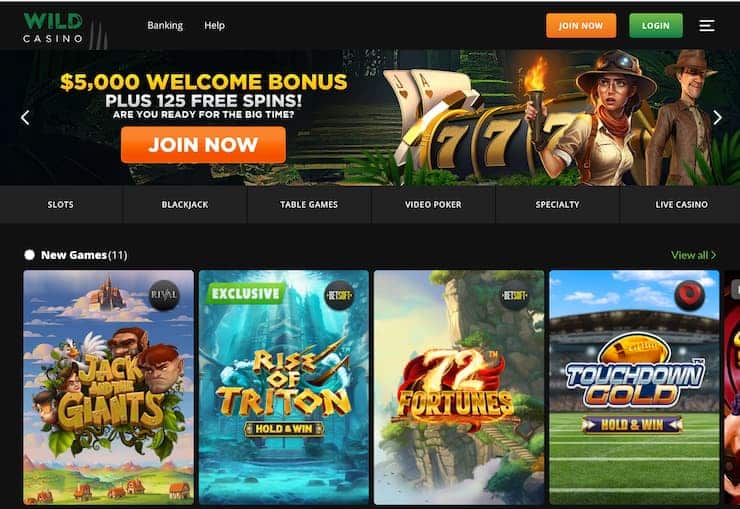 Wild Casino California Gambling