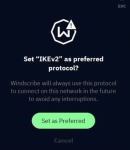 Windscribe app