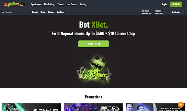 XBet New Jersey Online Gambling Site Homepage