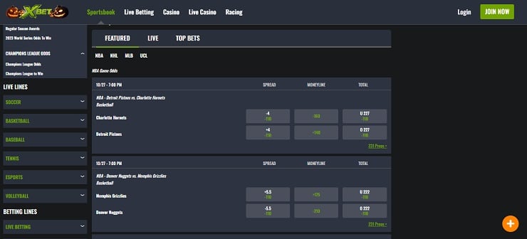 XBet Sportsbook