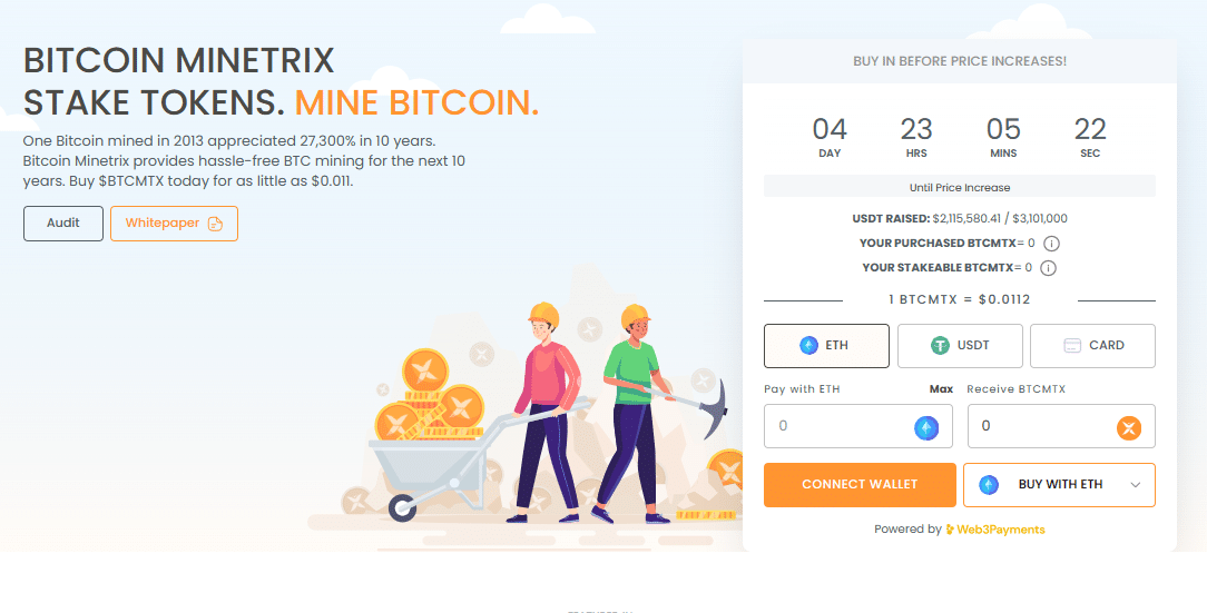 bitcoin minetrix 2.1m