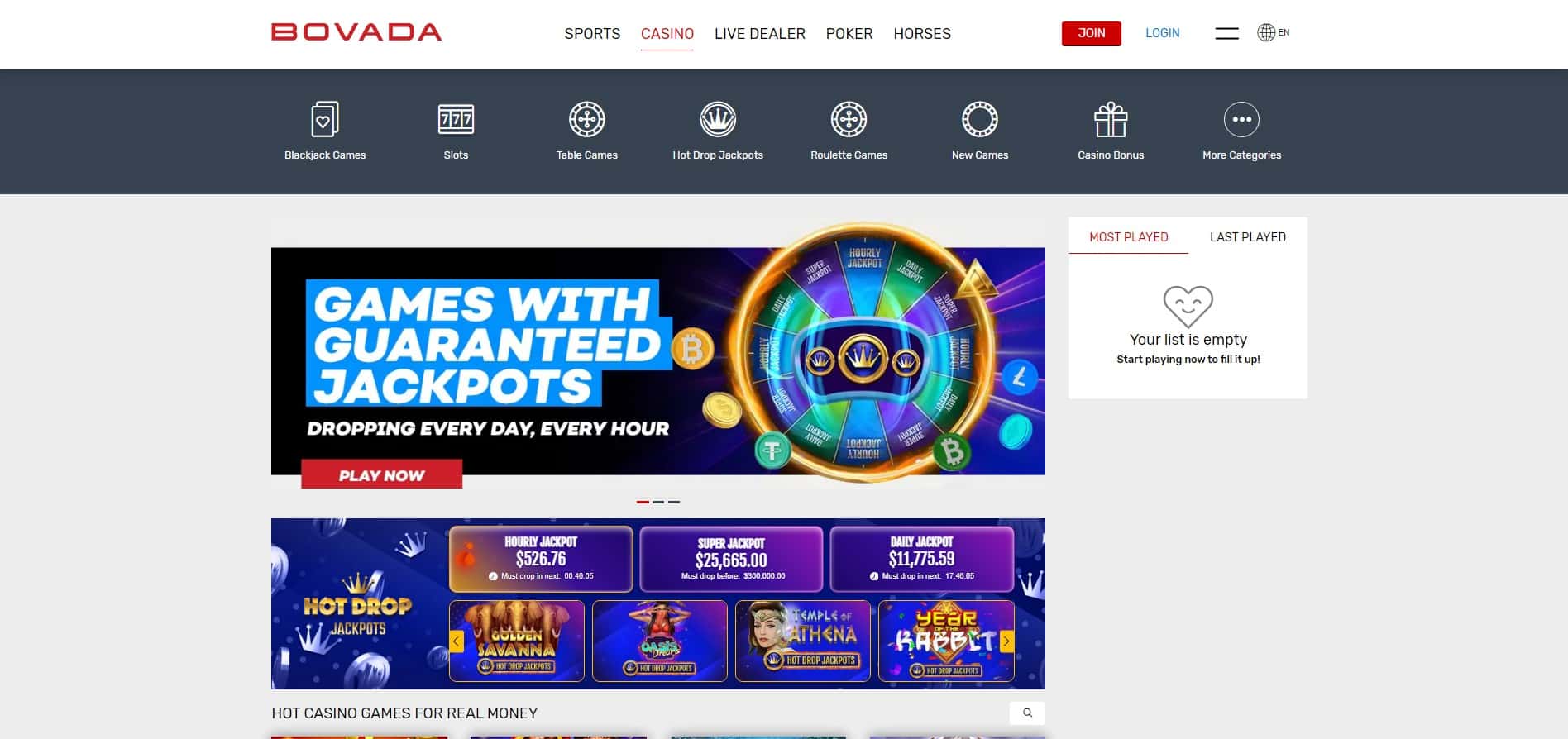 bovada casino homepage Arizona gambling
