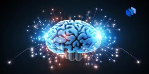 An image of a digital brain