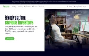 eToro Home page