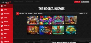 everygame casino homepage