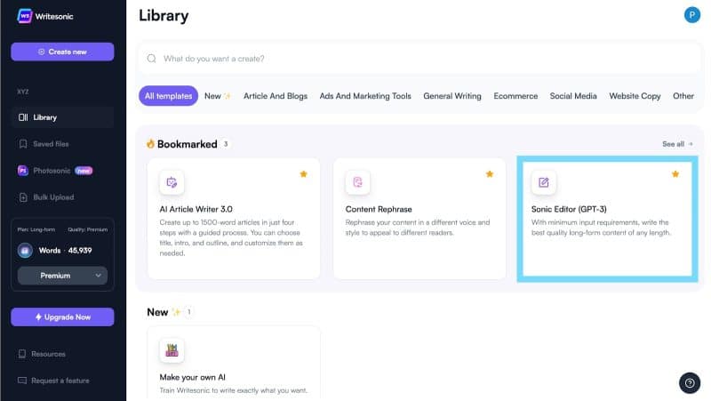 Writesonic—Fuel Your Creativity Across Genres