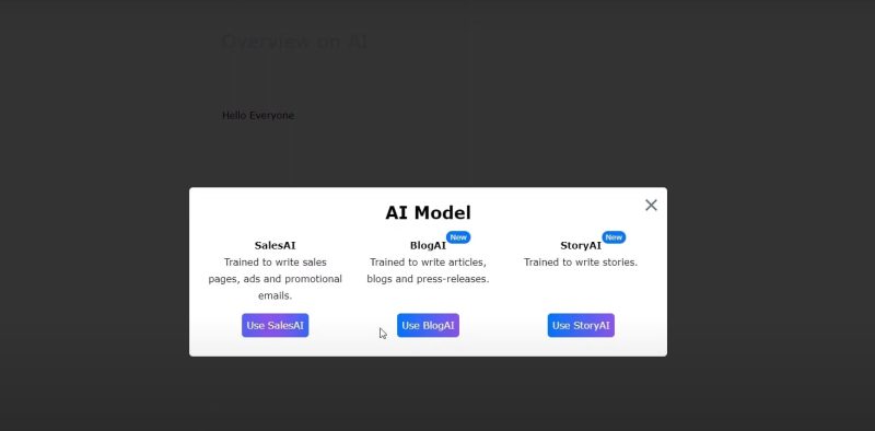 ClosersCopy—Faster and Easier Storytelling with Multiple AI Models