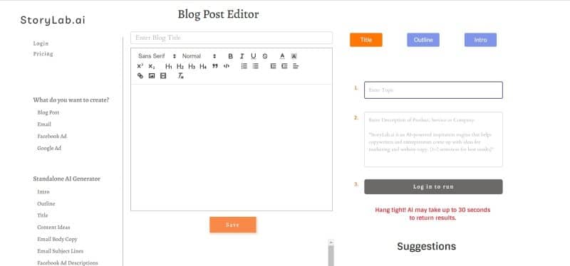 StoryLab—Best Free AI Storytelling with Customization