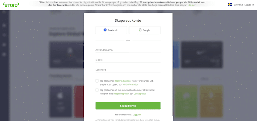 kontouppgifter hos etoro