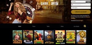 lucky creek casino homepage