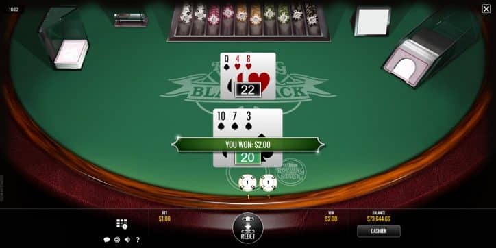 rolling stack blackjack