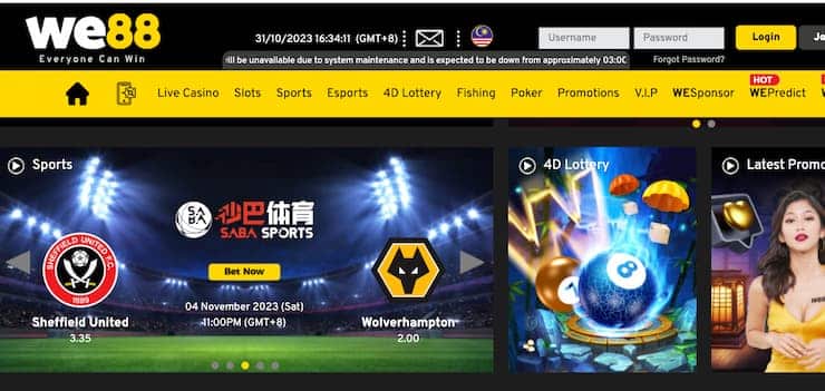 we88 malaysia betting