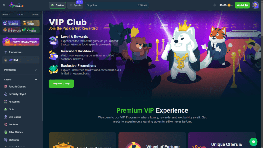 Wild.io Casino Review & Bonus Codes for December 2023