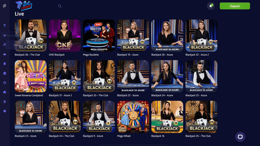 7Bit casino live games
