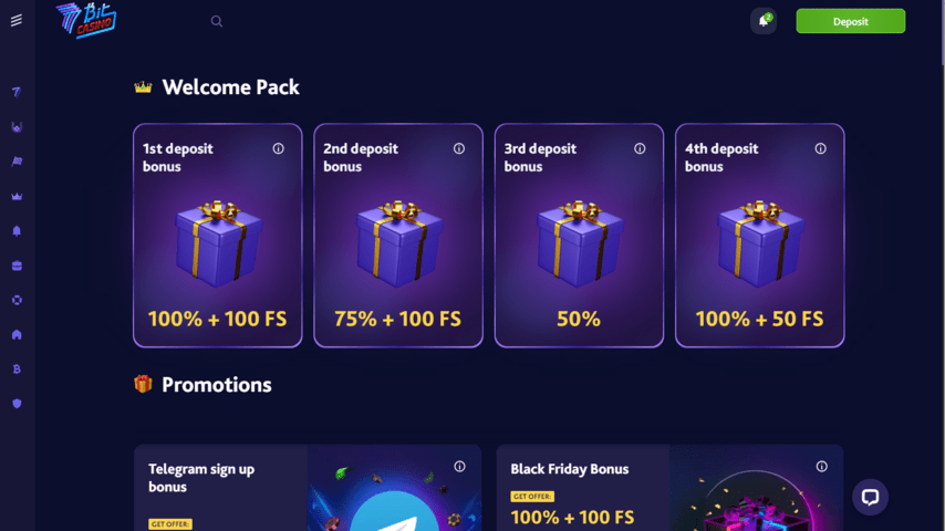 7Bit casino welcome bonuses