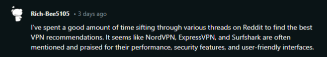 Best VPN Reddit