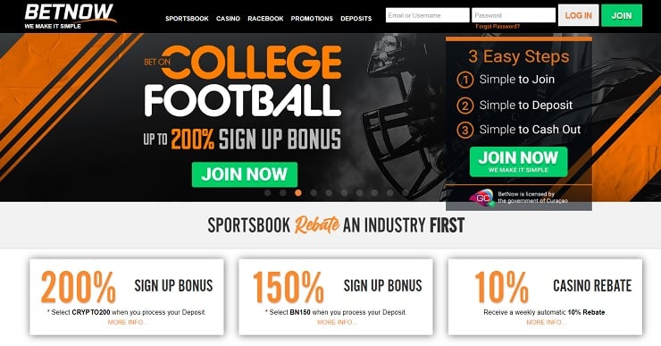 BetNow Gambling Site