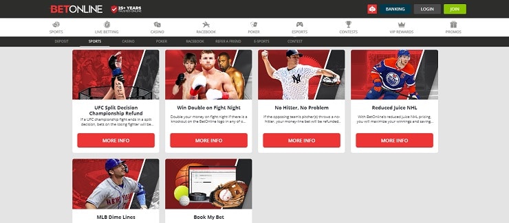 BetOnline Bonuses