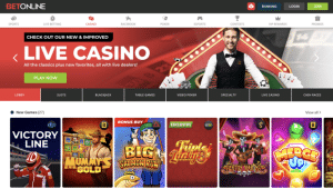BetOnline wire transfer casino
