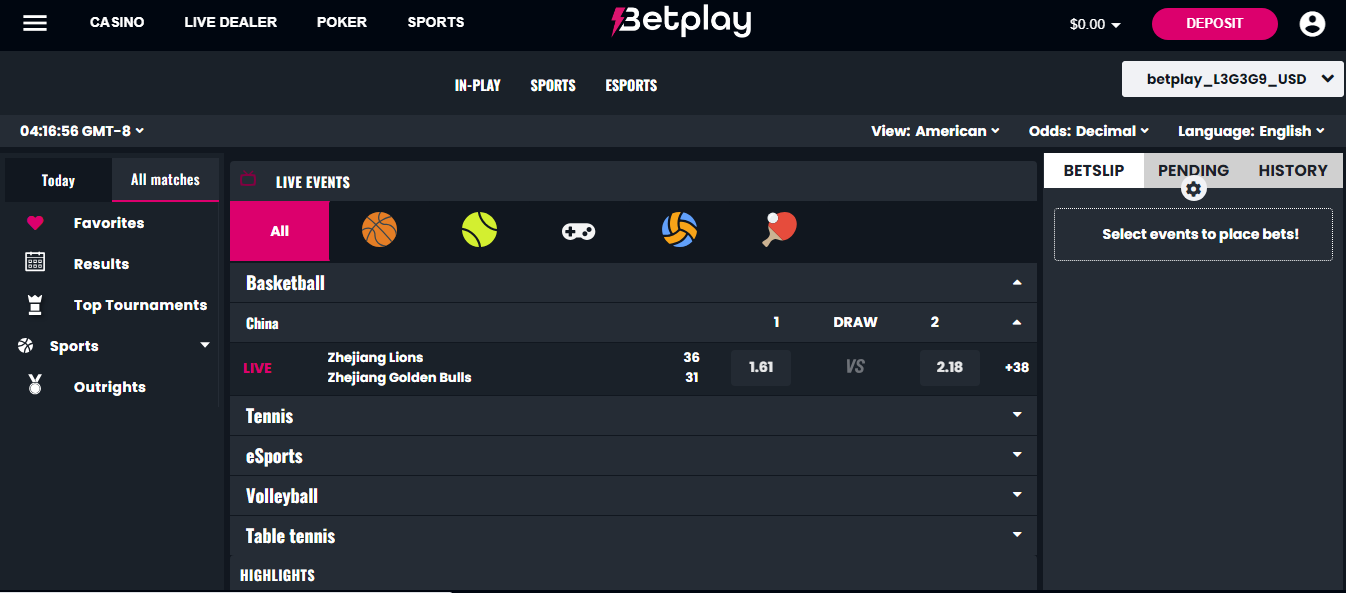 Betplay Sport Games