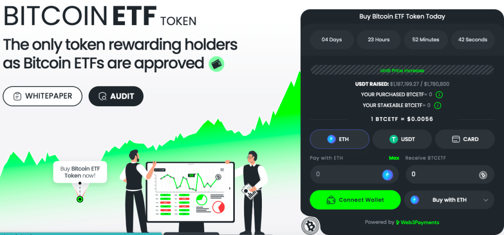 Bitcoin ETF Token presale