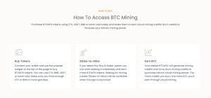 Bitcoin Minetrix, Accessing Bitcoin Mining