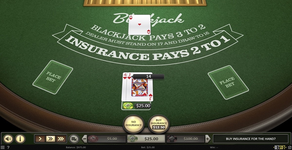 Blackjack Insurance What It Is and When to Use It