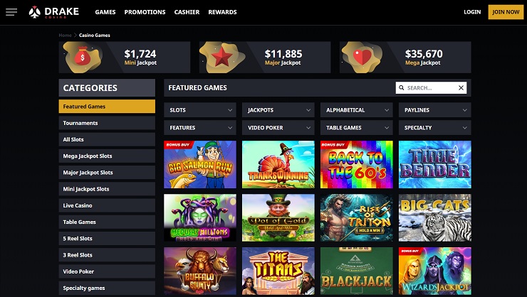 Drake Offshore Online Casino