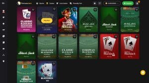 Fortune Jack Blackjack Games