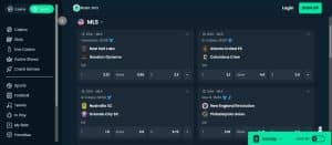 MLS betting at Mega Dice