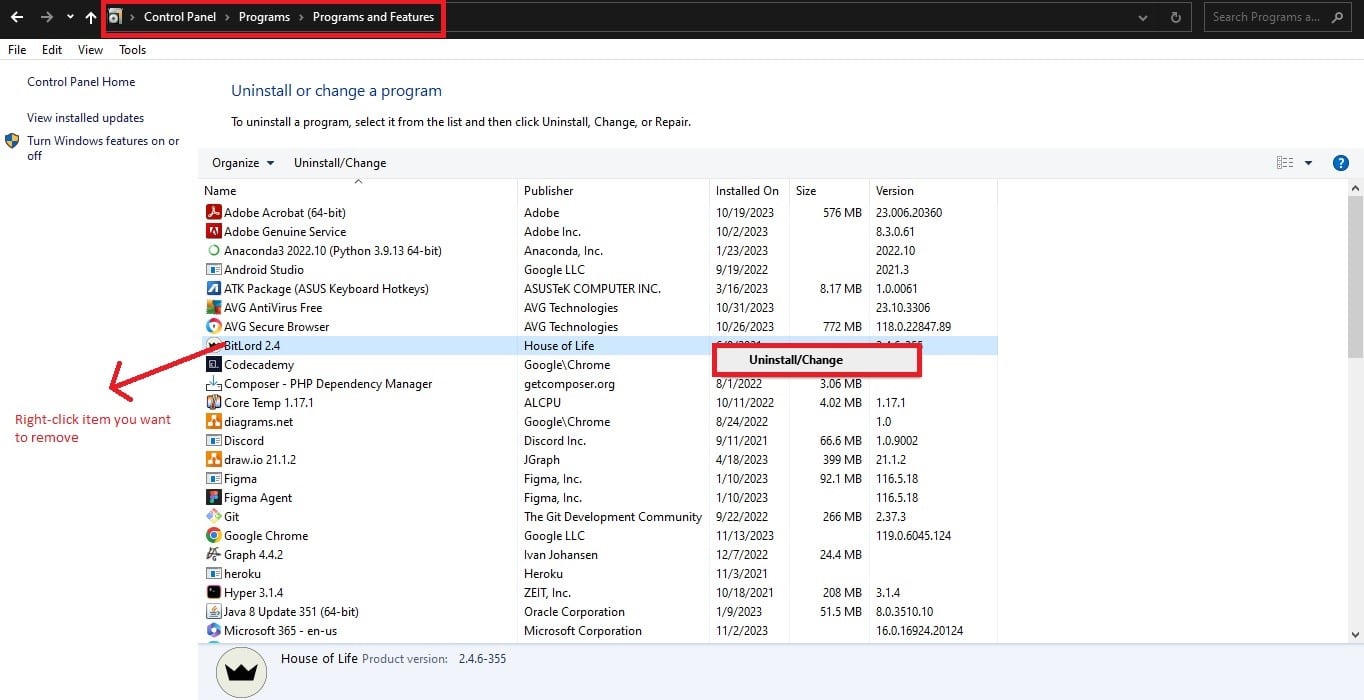 remove adware manually
