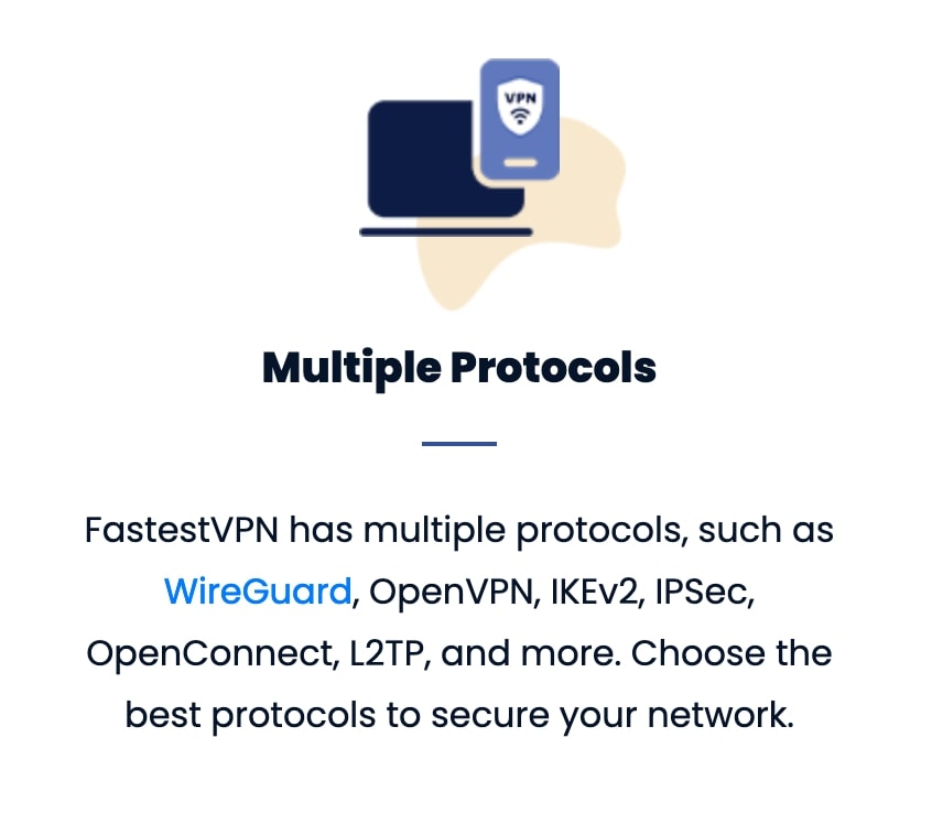 FastestVPN protocols