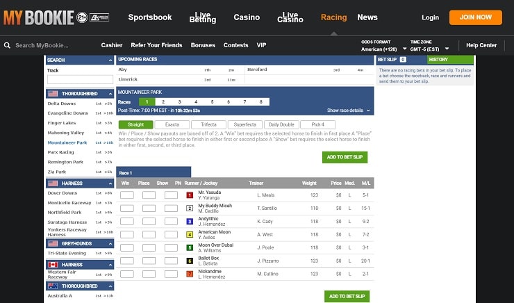 MyBookie Gambling Site