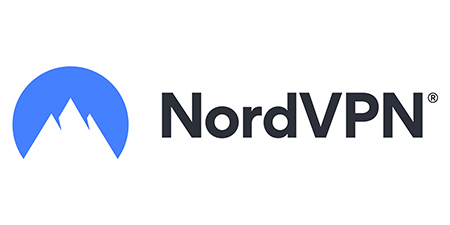 An image of NordVPN's logo on a white background.