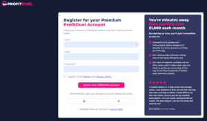 Profitduel AI training sign-up