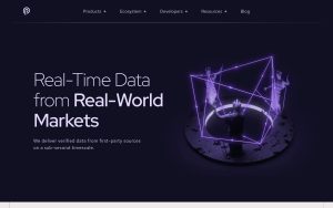 Pyth Network Real Time Data Banner