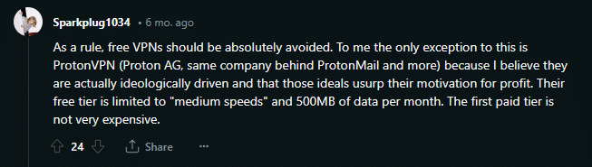 Reddit Free VPN