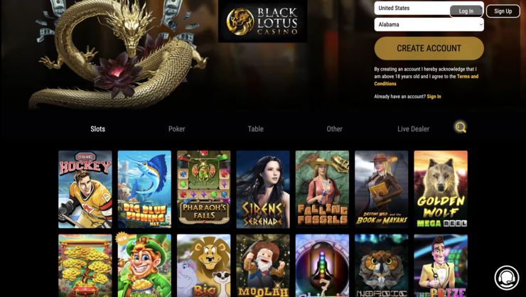 Black Lotus Rival Casino