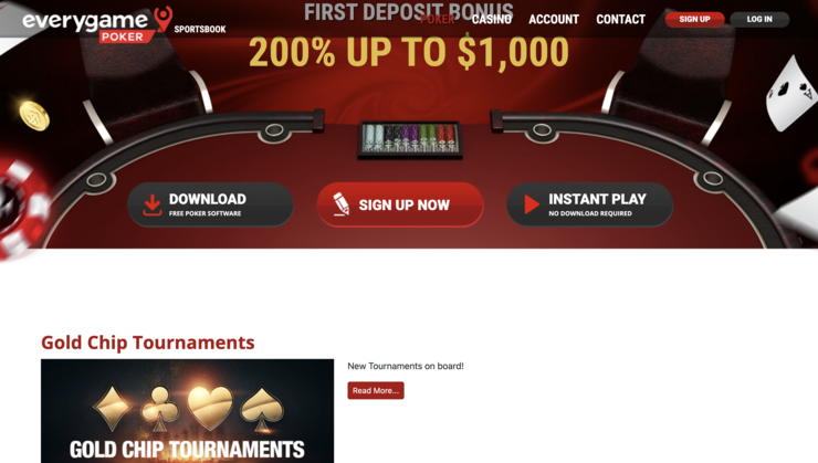 Everygame Michigan Online Poker Site