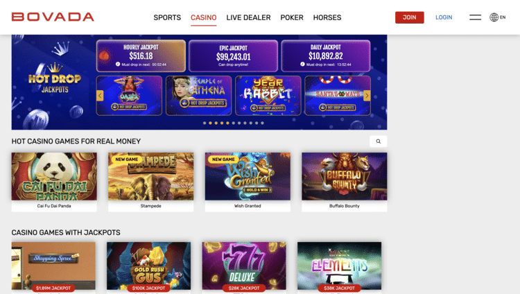 Bovada AMEX Casino