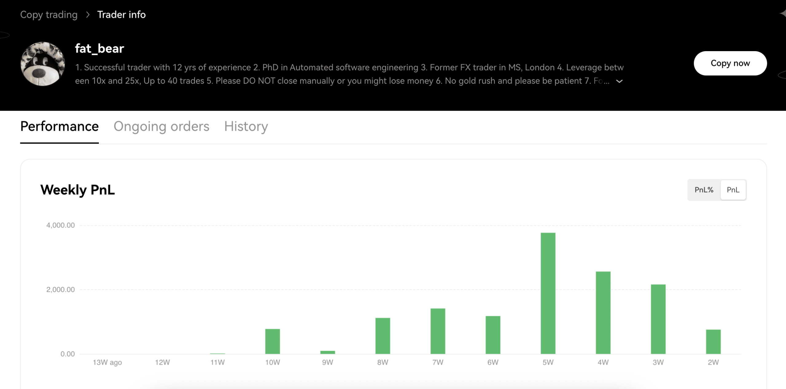 OKX copy trading